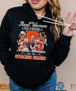 Real Women Love Football Smart Women Love The Syracuse Orange Shirt