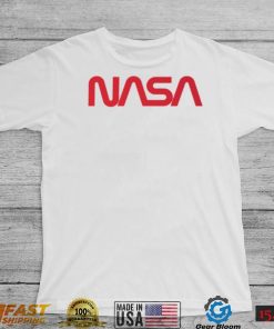 Red Big Logo Nasa T Shirt