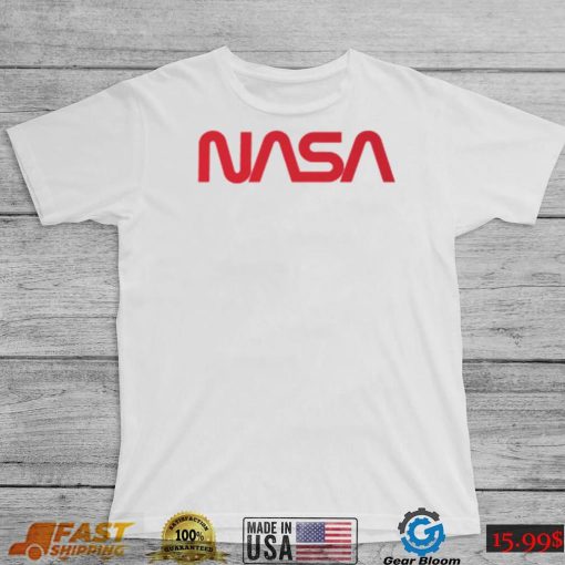 Red Big Logo Nasa T Shirt