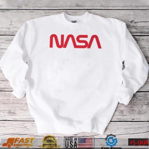 Red Big Logo Nasa T Shirt