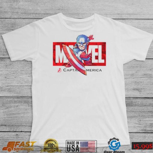 Red Captain America T Shirt Kids