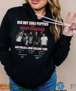 Red Hot Chili Peppers With Post Malone Australia & New Zealand Tour T Shirt