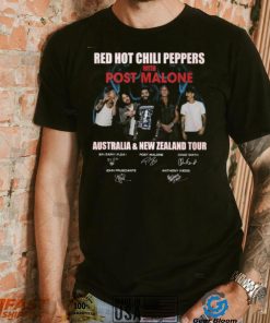 Red Hot Chili Peppers With Post Malone Australia & New Zealand Tour T Shirt