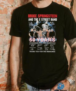 Rip Danny Federici And Clarence Clemons 50 Years 1972 2022 Of Bruce Springsteen And The E Street Band Signatures Thank You For The Memories Shirt