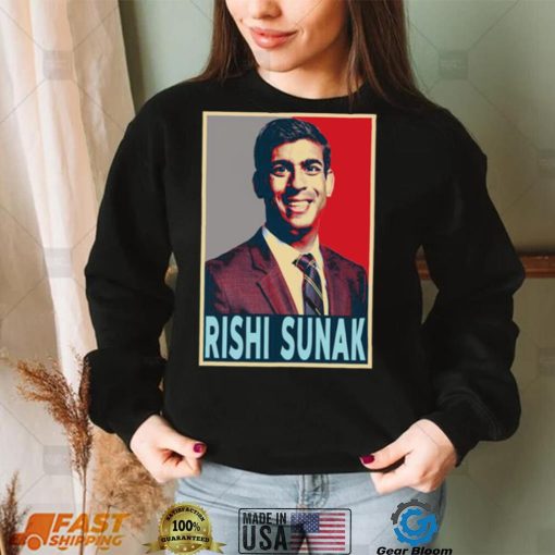 Rishi Sunak Vintage Portrait Prime Minister Unisex T Shirt