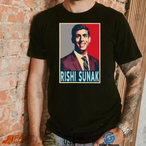 Rishi Sunak Vintage Portrait Prime Minister Unisex T Shirt