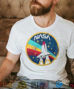 Rocket And Star Vintage Nasa T Shirt