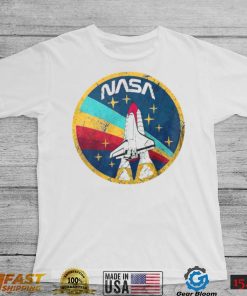 Rocket And Star Vintage Nasa T Shirt