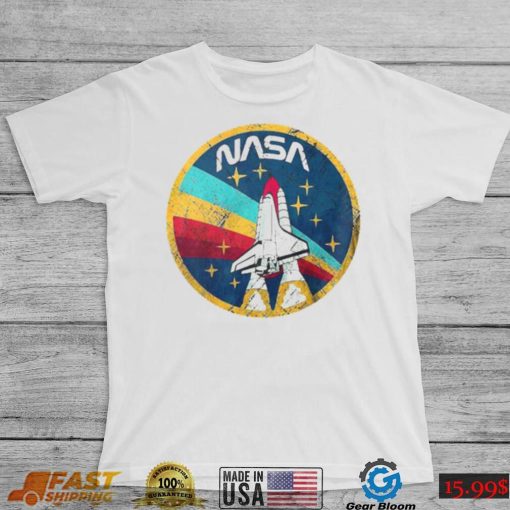 Rocket And Star Vintage Nasa T Shirt