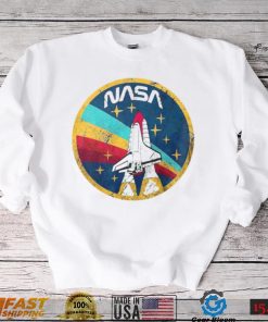 Rocket And Star Vintage Nasa T Shirt