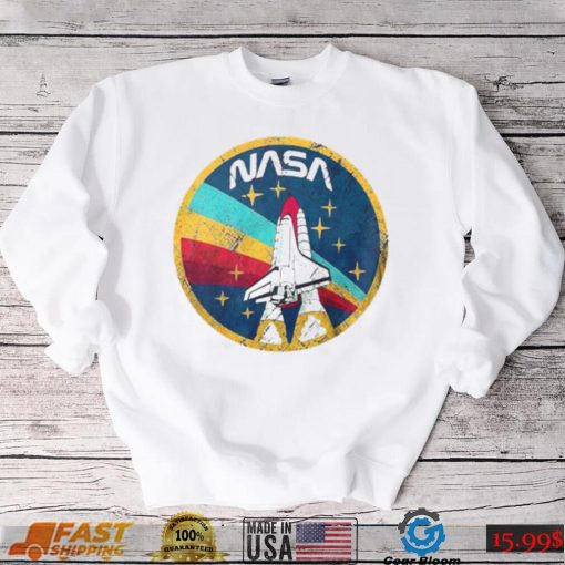 Rocket And Star Vintage Nasa T Shirt