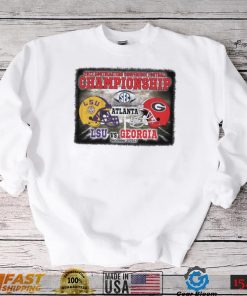 SEC Championship 2022 Georgia vs LSU Football Atlanta Shirt