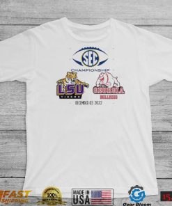 SEC Championship Game LSU Tigers vs Georgia Bulldogs December 3, 2022 Shirt