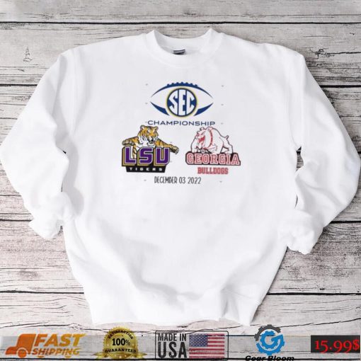 SEC Championship Game LSU Tigers vs Georgia Bulldogs December 3, 2022 Shirt