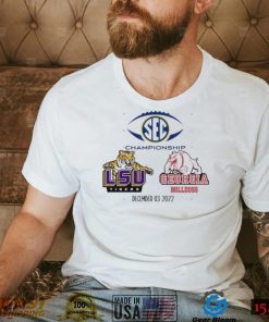 SEC Championship Game LSU Tigers vs Georgia Bulldogs December 3, 2022 Shirt