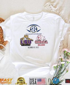 SEC Championship Game LSU Tigers vs Georgia Bulldogs December 3, 2022 Shirt