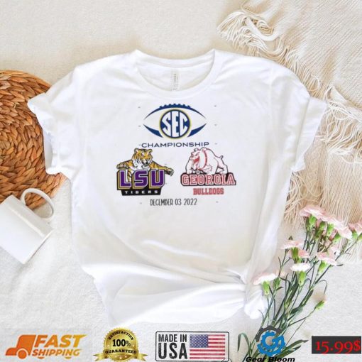 SEC Championship Game LSU Tigers vs Georgia Bulldogs December 3, 2022 Shirt