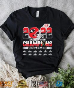 SEC East Division 2022 Champions Georgia Bulldogs Shirt