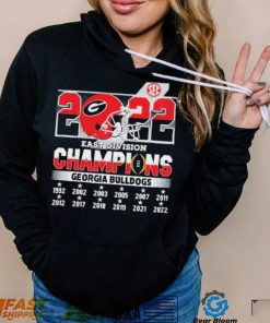 SEC East Division 2022 Champions Georgia Bulldogs Shirt