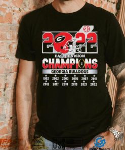 SEC East Division 2022 Champions Georgia Bulldogs Shirt