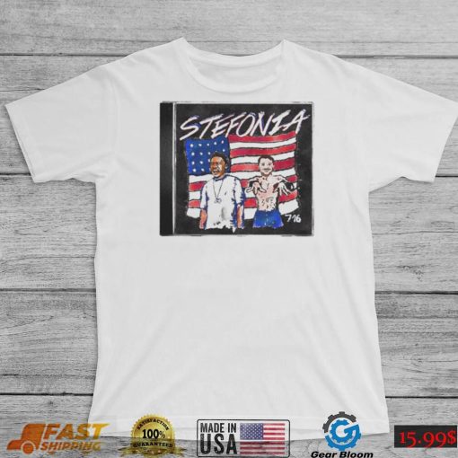 STEFONIA 716 American Flag shirt