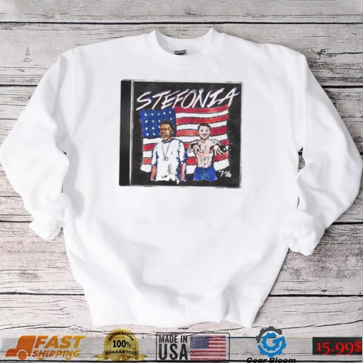 STEFONIA 716 American Flag shirt