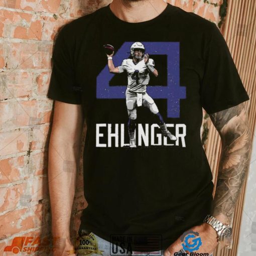 Sam Ehlinger Indianapolis Colts Bold Number Quarterback Shirt