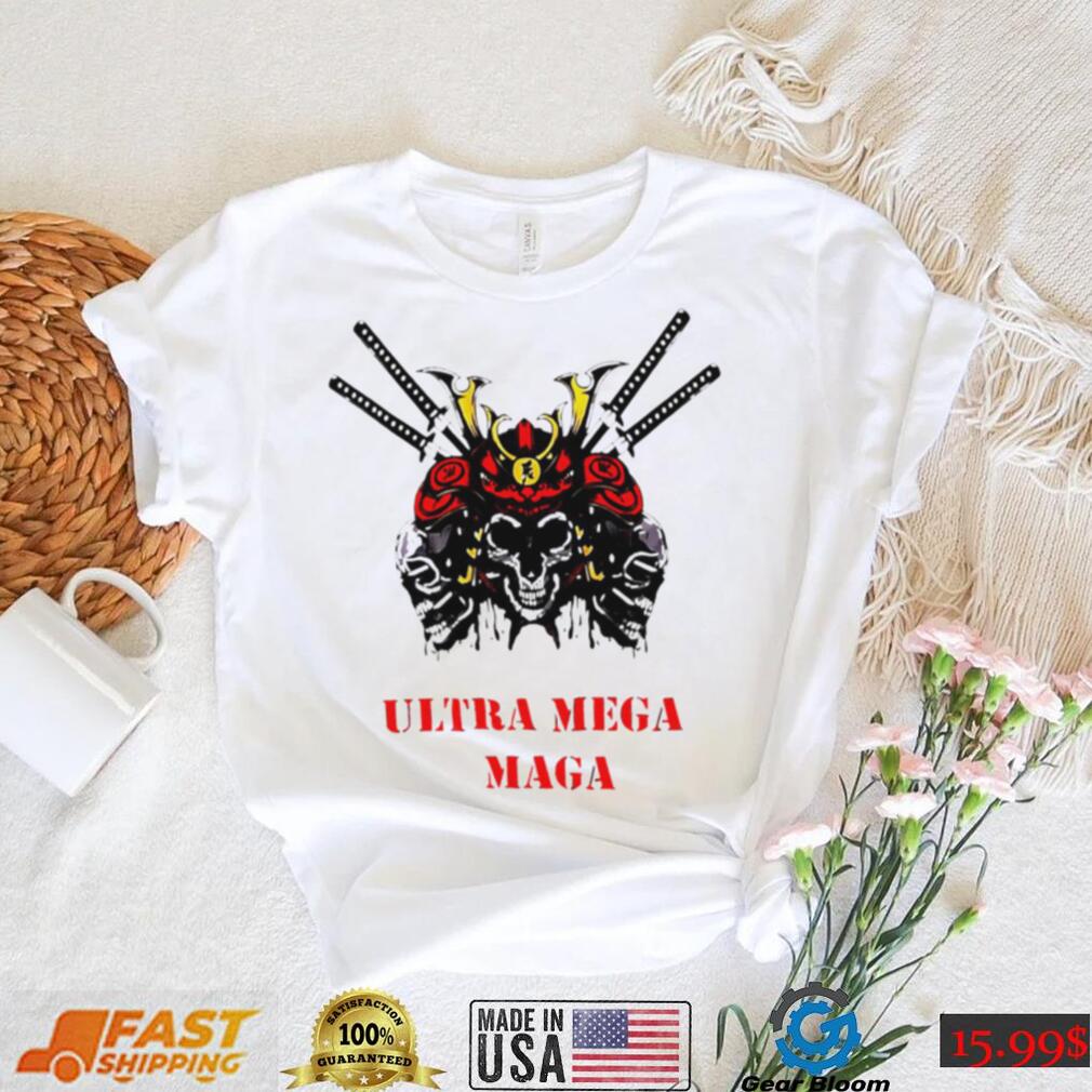 Samurai skull Ultra Mega Maga logo shirt Samurai skull Ultra Mega Maga logo shirt