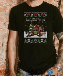 Santa Barry Wood I Have A Big Package For You Ugly Christmas 2022 Shirt