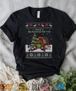 Santa Barry Wood I Have A Big Package For You Ugly Christmas 2022 Shirt