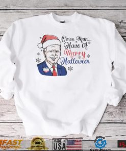 Santa Biden Let’s Go Brandon Merry Halloween Christmas Shirt