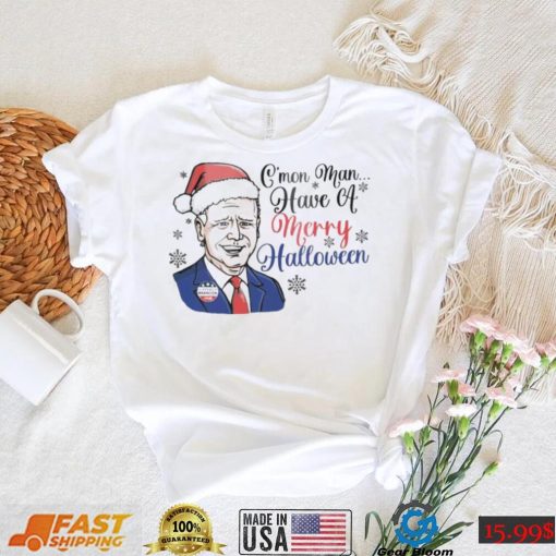 Santa Biden Let’s Go Brandon Merry Halloween Christmas Shirt