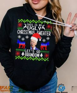 Santa Biden This Is My Ugly Christmas Sweater Let’s Go Brandon Shirt