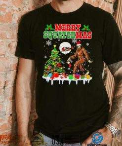 Santa Bigfoot Merry Squatchmas Christmas shirt