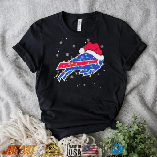 Santa Buffalo Bills NFL Logo Christmas Shirt