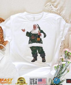 Santa Champagne Bottle Christmas Shirt