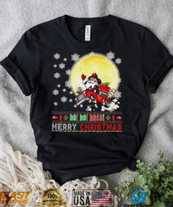 Santa Claus Driving Car Ho Ho Ho Merry Christmas Ugly Shirt