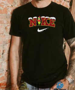 Santa Grinch Snow Nike Christmas shirt