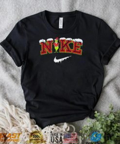 Santa Grinch Snow Nike Christmas shirt