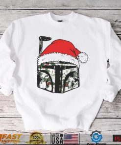 Santa Hunter Helmet Christmas T shirt