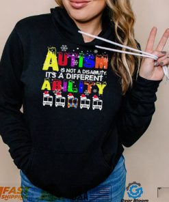 Santa Schoolbus Autism Is Not A Disability It’s A Different Ability Shirt