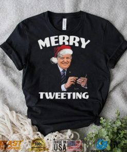 Santa Trump Merry Tweeting Christmas Shirt