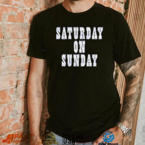 Saturday On Sunday Football Shirt