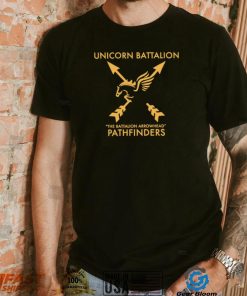 Unicorn Battalio the Battalion Arrowhead Pathfinders logo shirt