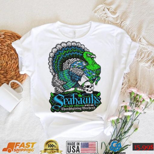 Seattle Seahawks Gameday poster Seahawks vs Raiders 2022 Thanksgiving Weekend shirt