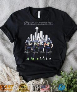 Seattle Seahawks Geno Smith Dk Metcalf Tyler Lockett And Kenneth Walker III Signatures Shirt