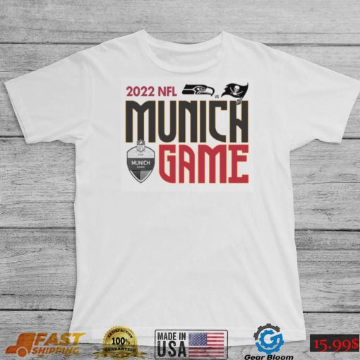 Seattle Seahawks Tampa Bay buccaneers munich game 2022 t shirt