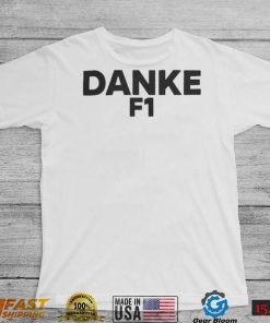 Sebastian Vettel Wearing Danke F1 Shirt