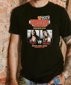 Shawn Michaels vs Bret Hart 1997 Survivor Series Championship Match Shirt