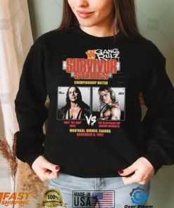 Shawn Michaels vs Bret Hart 1997 Survivor Series Championship Match Shirt